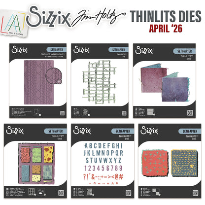 Sizzix Thinlits April 2026 by Seth Apter Complete Bundle (Save £10)