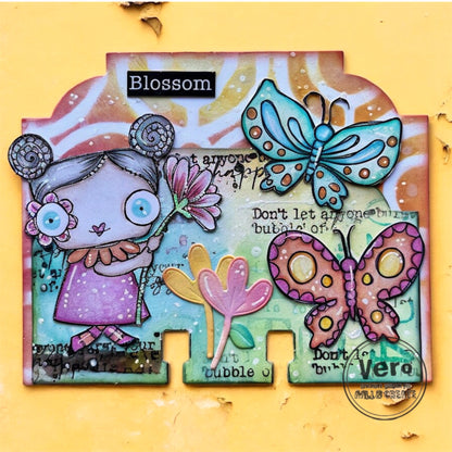 #361 - A7 Clear Stamp Set - Bloom