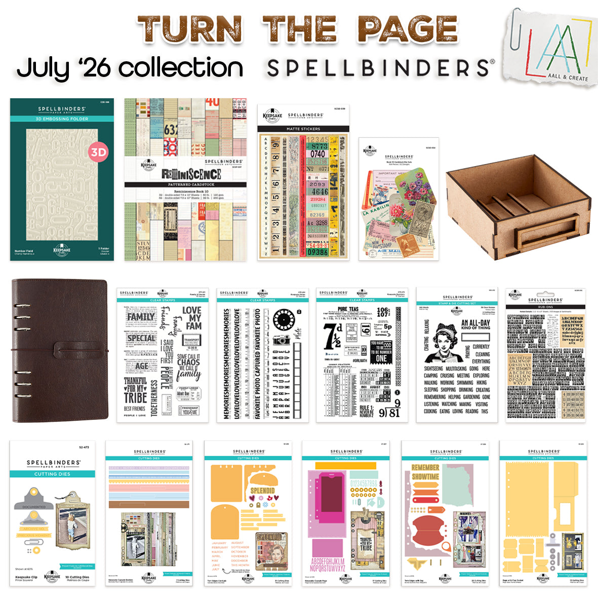 Spellbinders Turn the Page Complete Collection (Save £32)