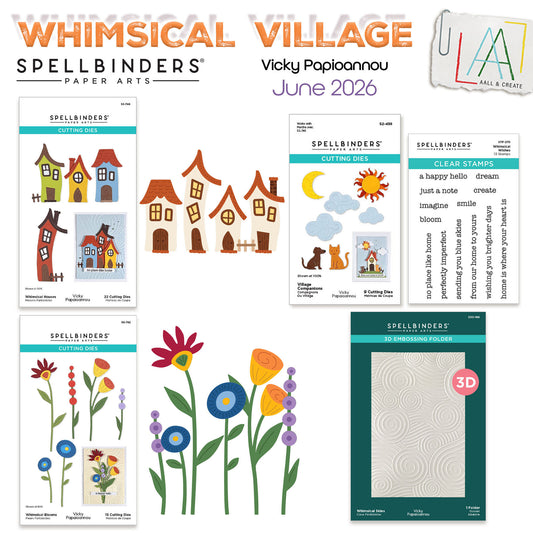 Spellbinders Whimsical Village I Want It All! Bundle by Vicky Papaioannou