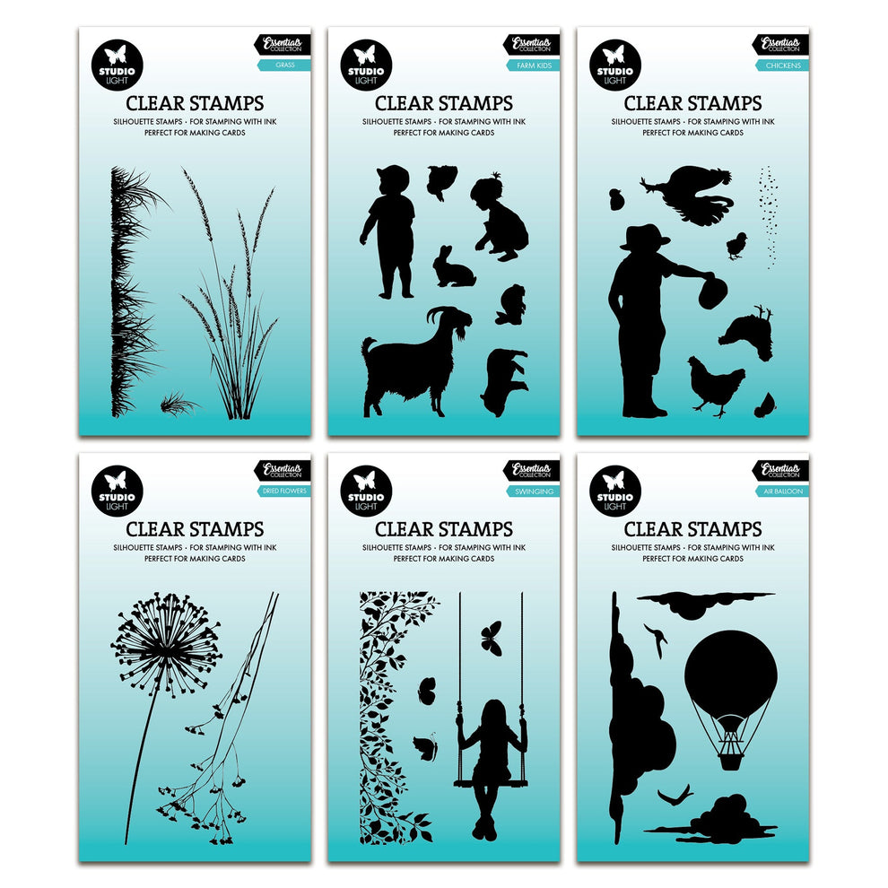 Studio Light Essentials Clear Stamp Bundle – AALL & Create