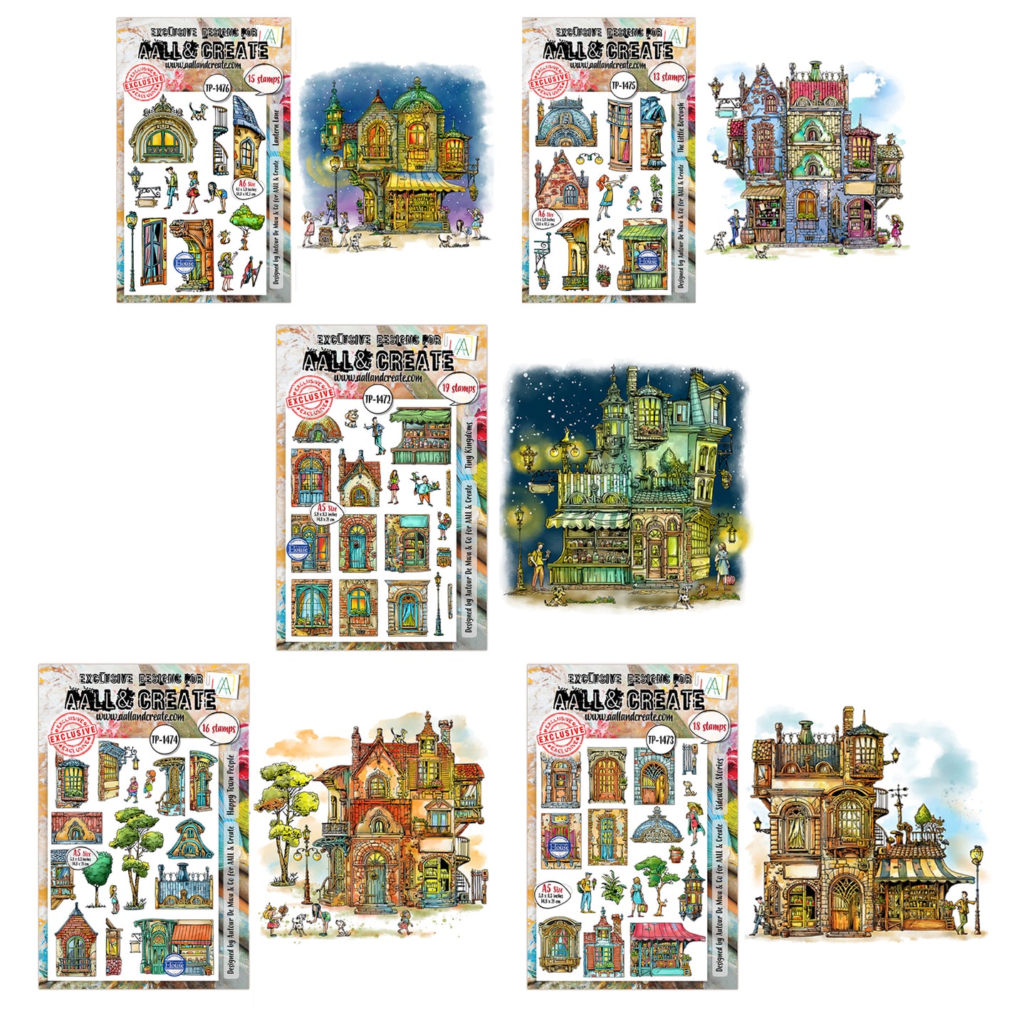 Autour de Mwa Dreamtropolis Stamp Bundle