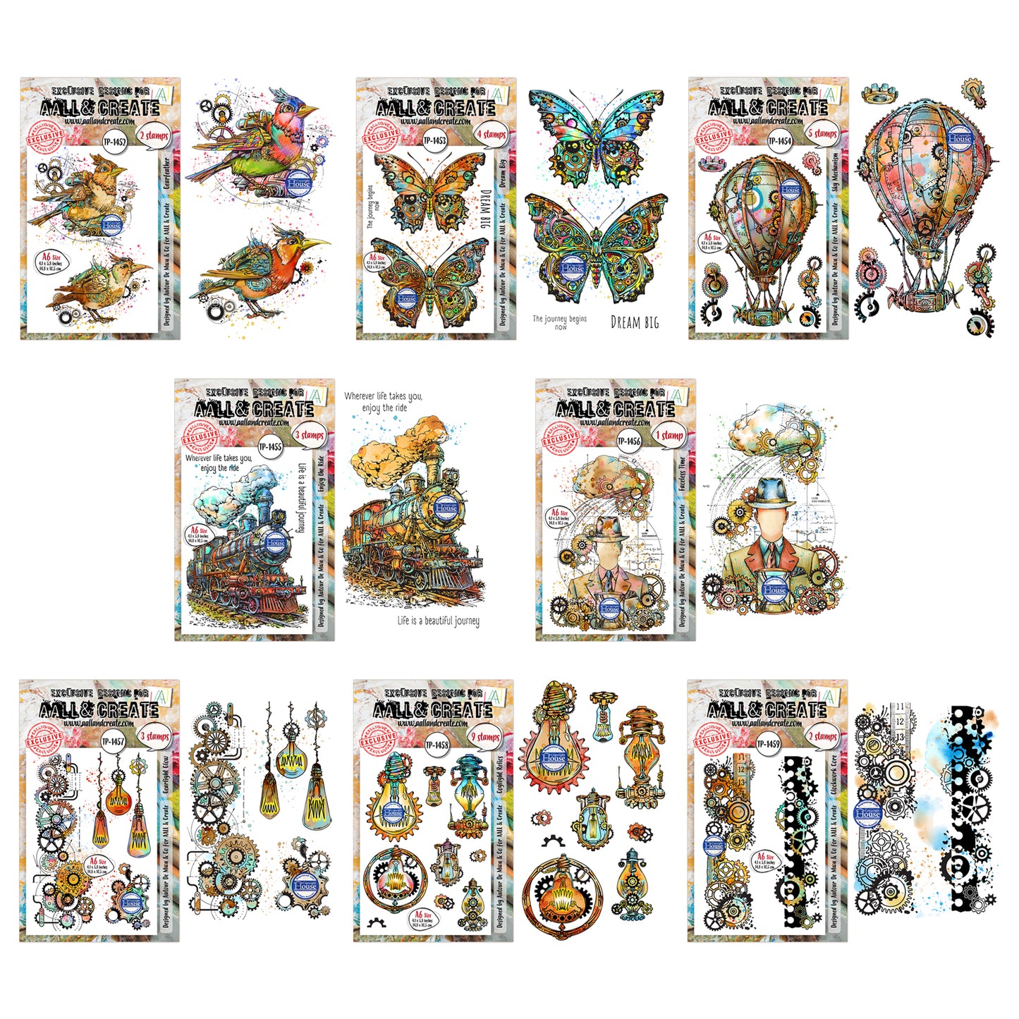 Autour de Mwa Gearlight Core Stamp Bundle