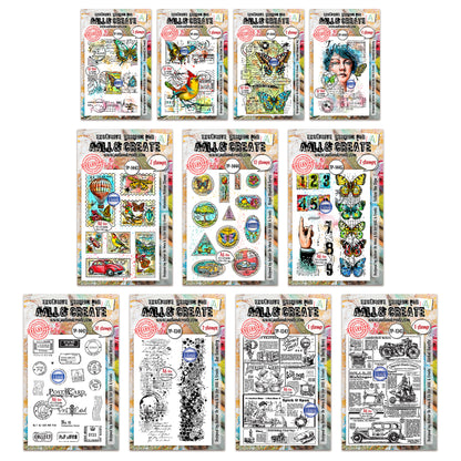 Autour de Mwa Geometric Gazette Stamps Bundle