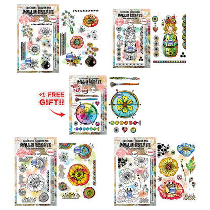 Azoline Lovely Couleurs Stamp Bundle