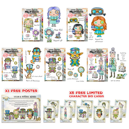 Janet Klein Steam & Wonder Stamps Bundle