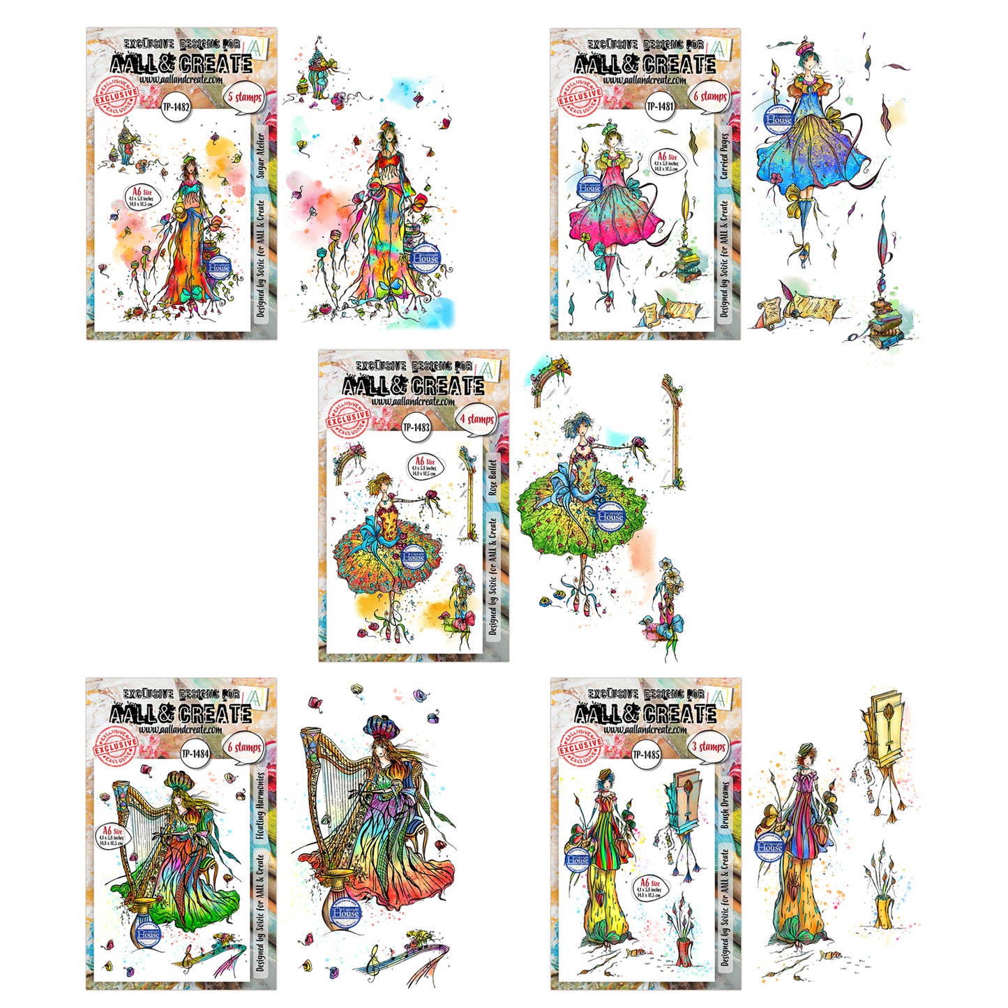 Soizic Carried Dreams Stamp Bundle