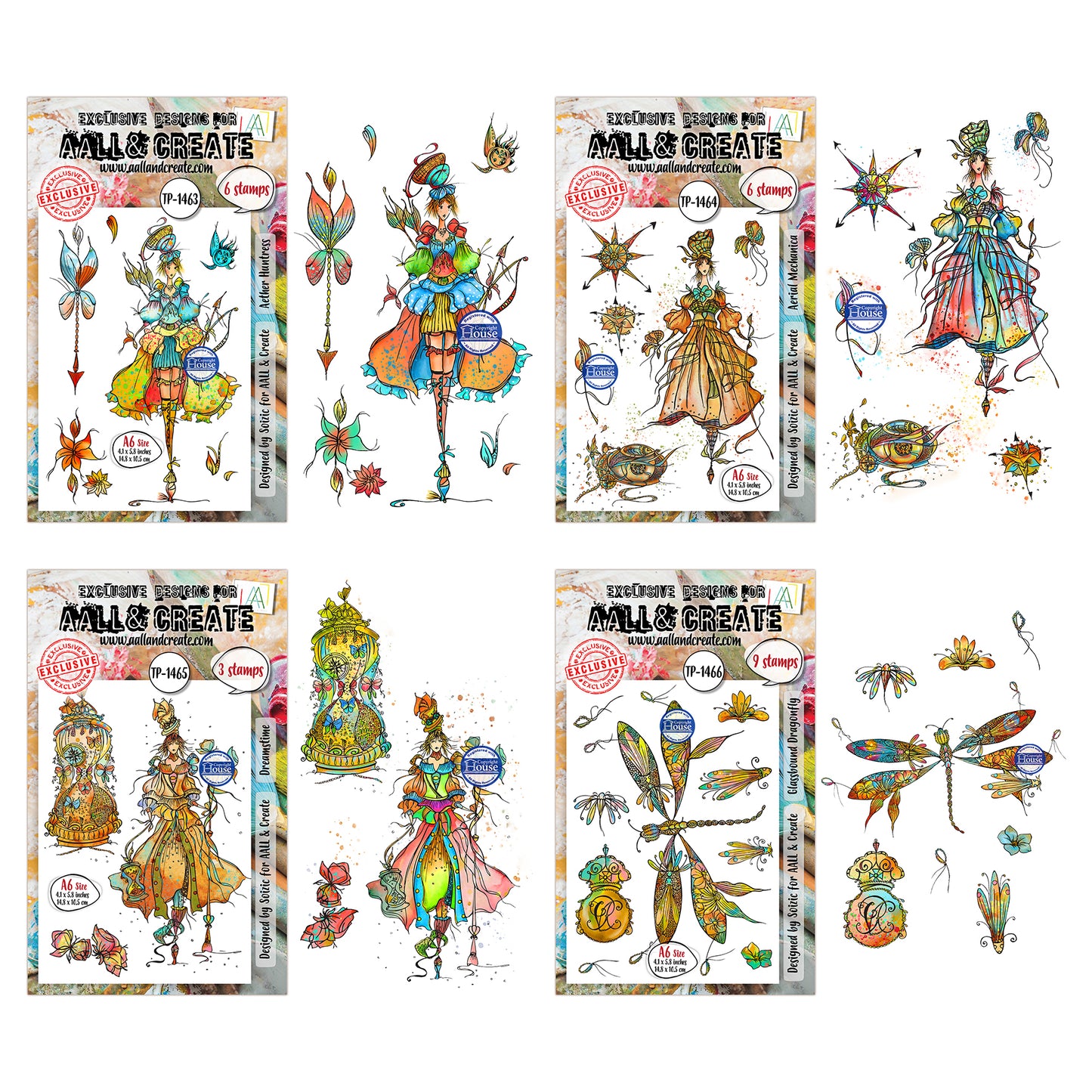 Soizic Aether Dragonfly Stamp Bundle
