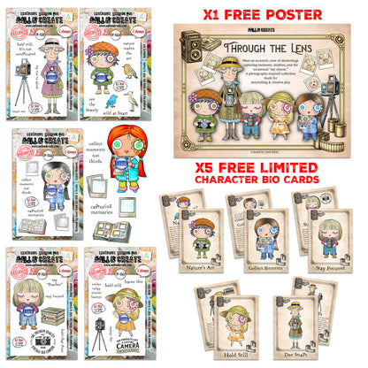 Janet Klein Through the Lens Stamps Bundle - Ship from 16th April