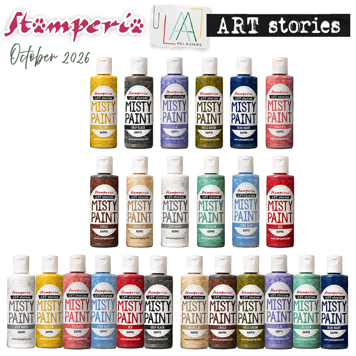 Stamperia Art Stories Complete Collection (Save £8) Preorder*