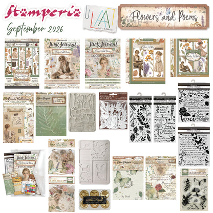 Stamperia Flowers and Poems Complete Bundle (Save £30)