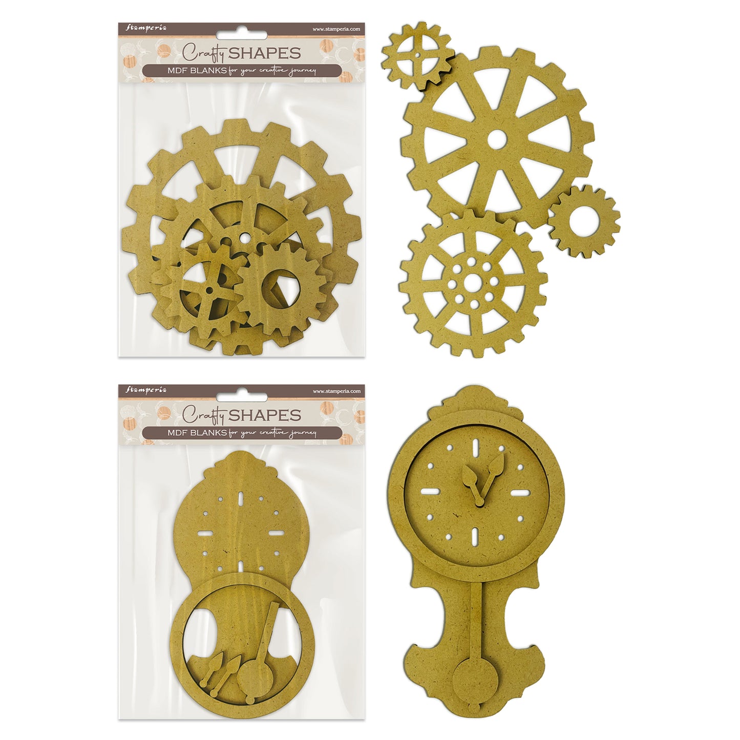 Stamperia Gardens of Time Crafty Shapes Bundle