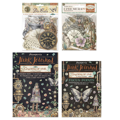 Stamperia Gardens of Time Ephemera & Die Cuts & Junk Journal Bundle