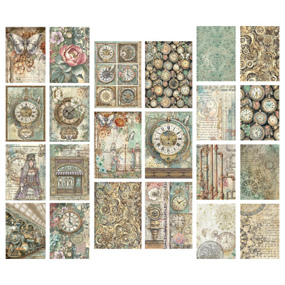 Stamperia Gardens of Time Rice Paper Bundle