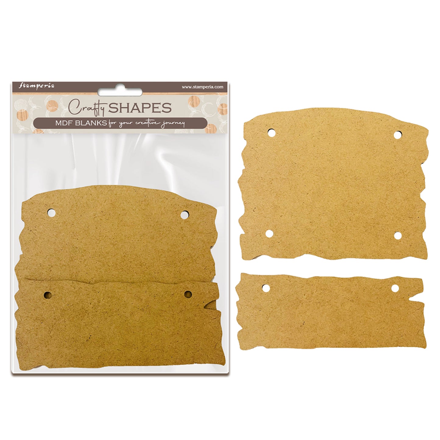 Stamperia Hidden Grove MDF Crafty Shapes Blanks Plates (2pcs)