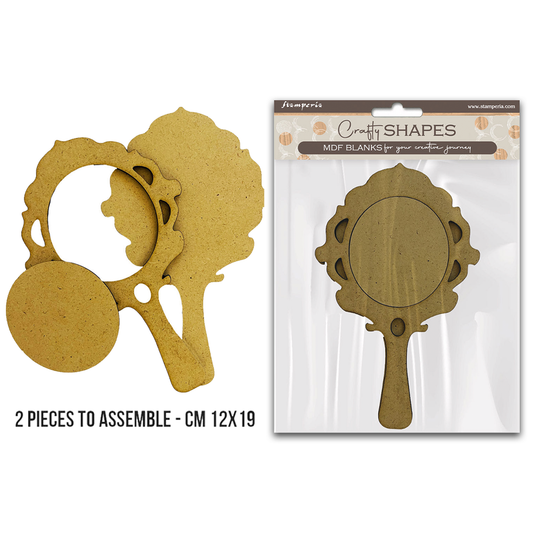 Stamperia MDF Crafty Shapes Blanks Masquerade Mirror