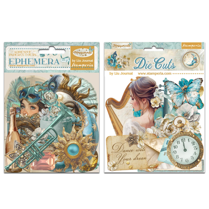 Stamperia Masquerade Ephemera & Die Cuts Bundle