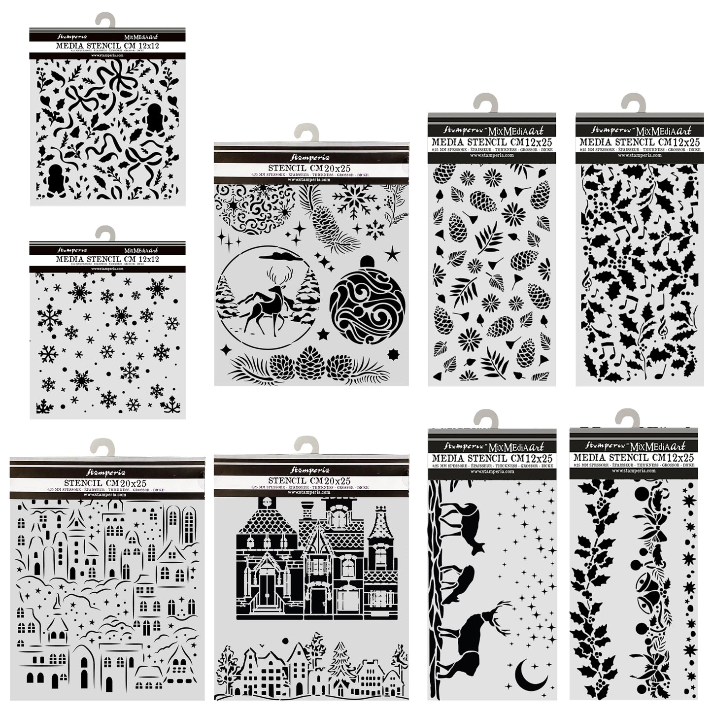 Stamperia Thick Stencils Bundle (Save 10%)