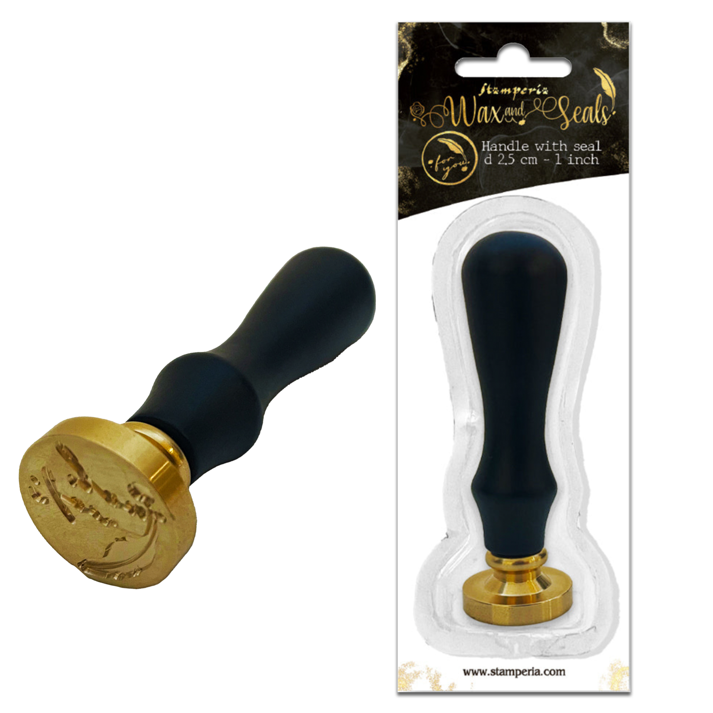 Stamperia Wax And Seals Handle With Seal - For You