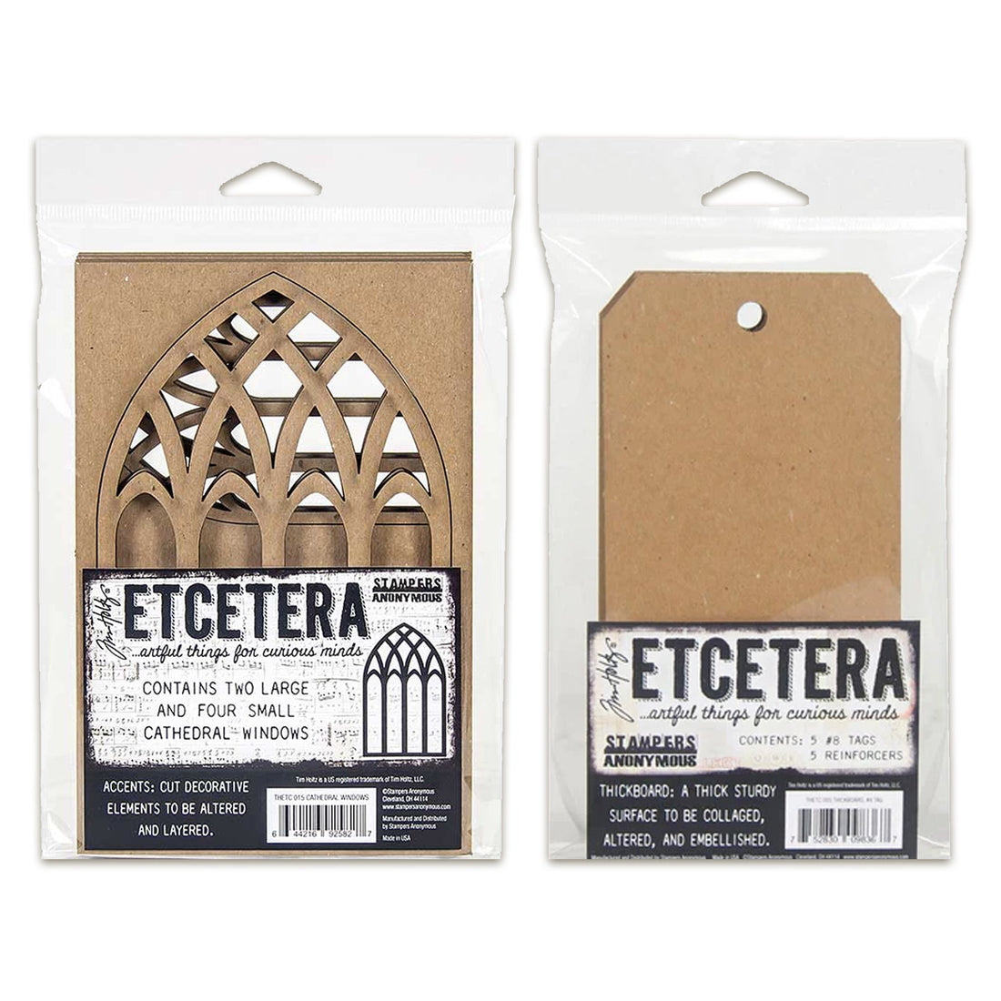 Stampers Anonymous Tim Holtz Etcetera Chipboard Bundle – AALL & Create
