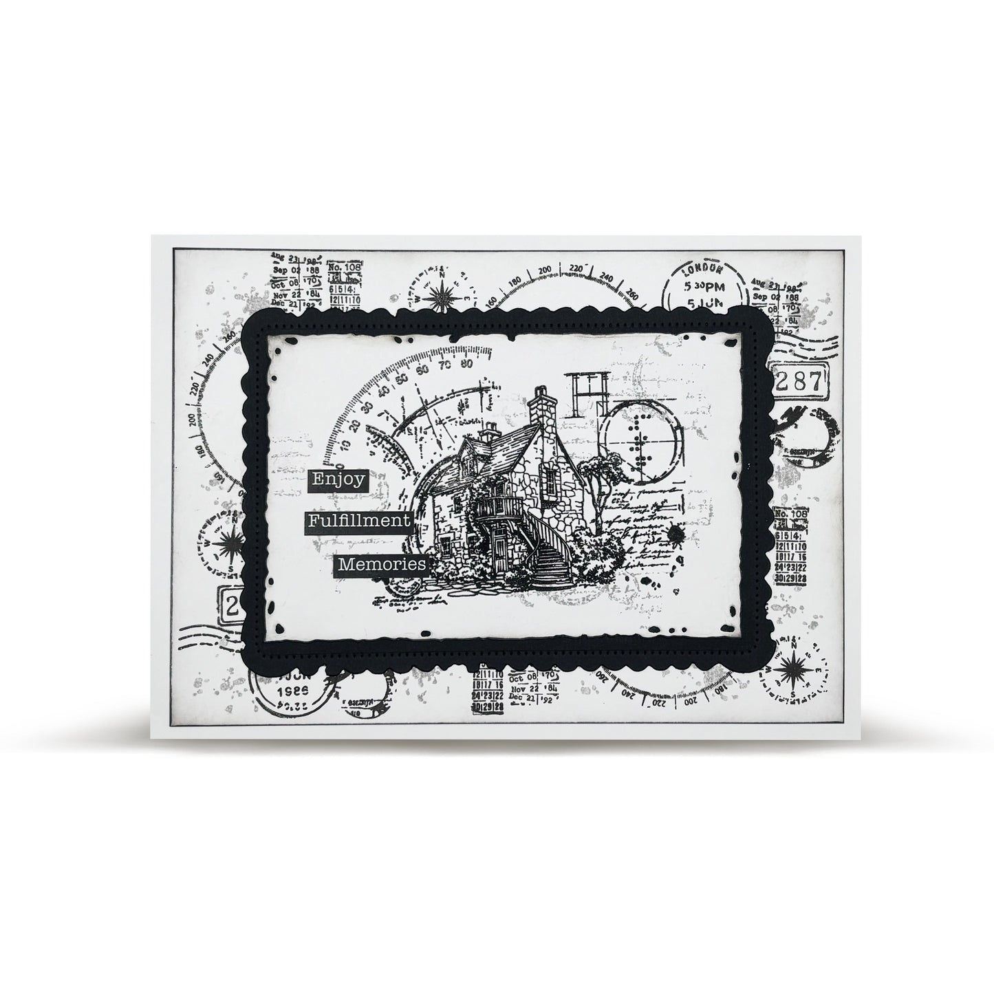 Whimsy Dwellings & Inked Impressions Stamp Bundle