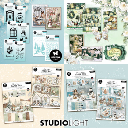 Studio Light Essentials Snowy Winter Days, Winter Woodland & Quiet Morning Complete Collection