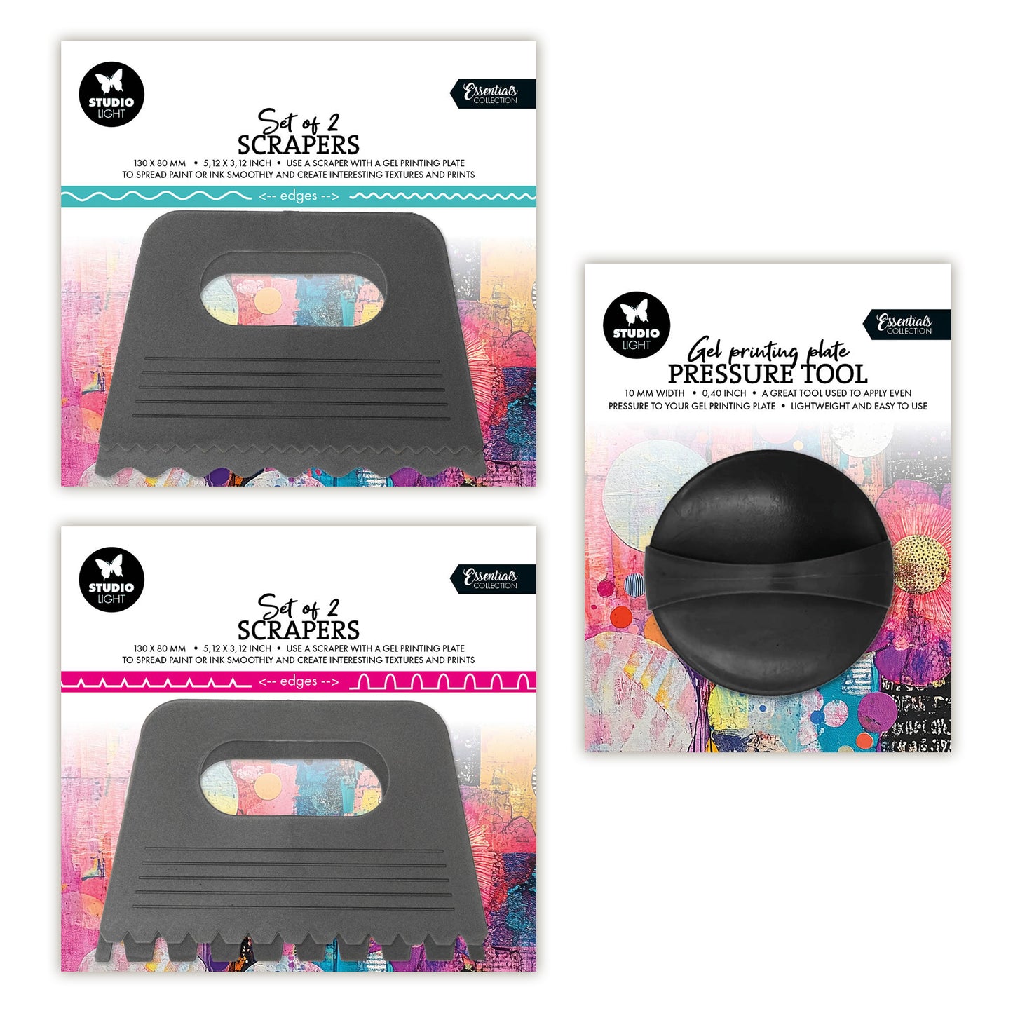 Studio Light Gel Printing Tool Bundle