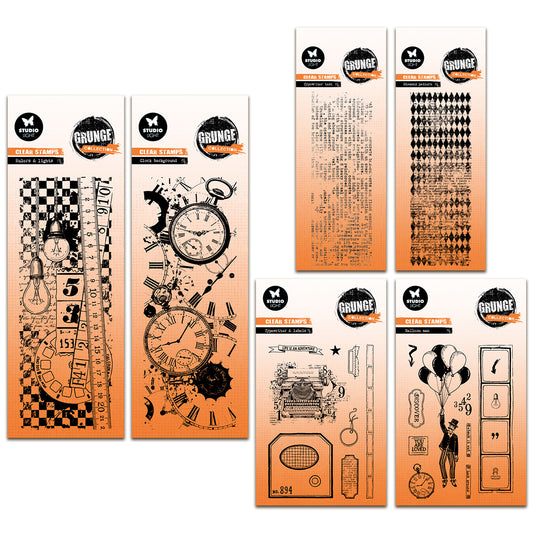 Studio Light Grunge Clear Stamp Bundle