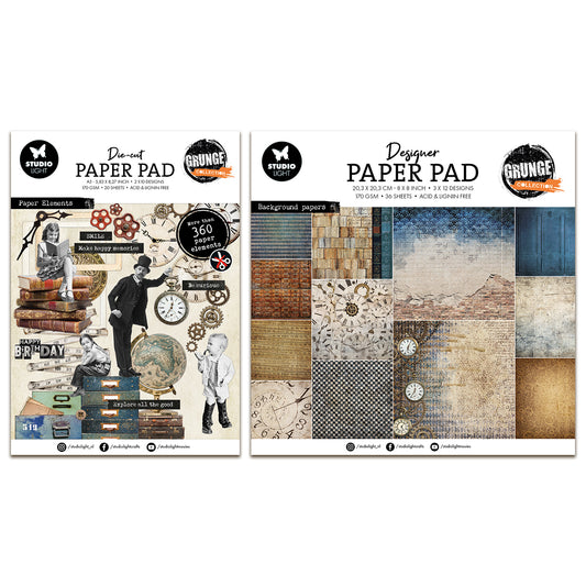 Studio Light Grunge Paper Bundle