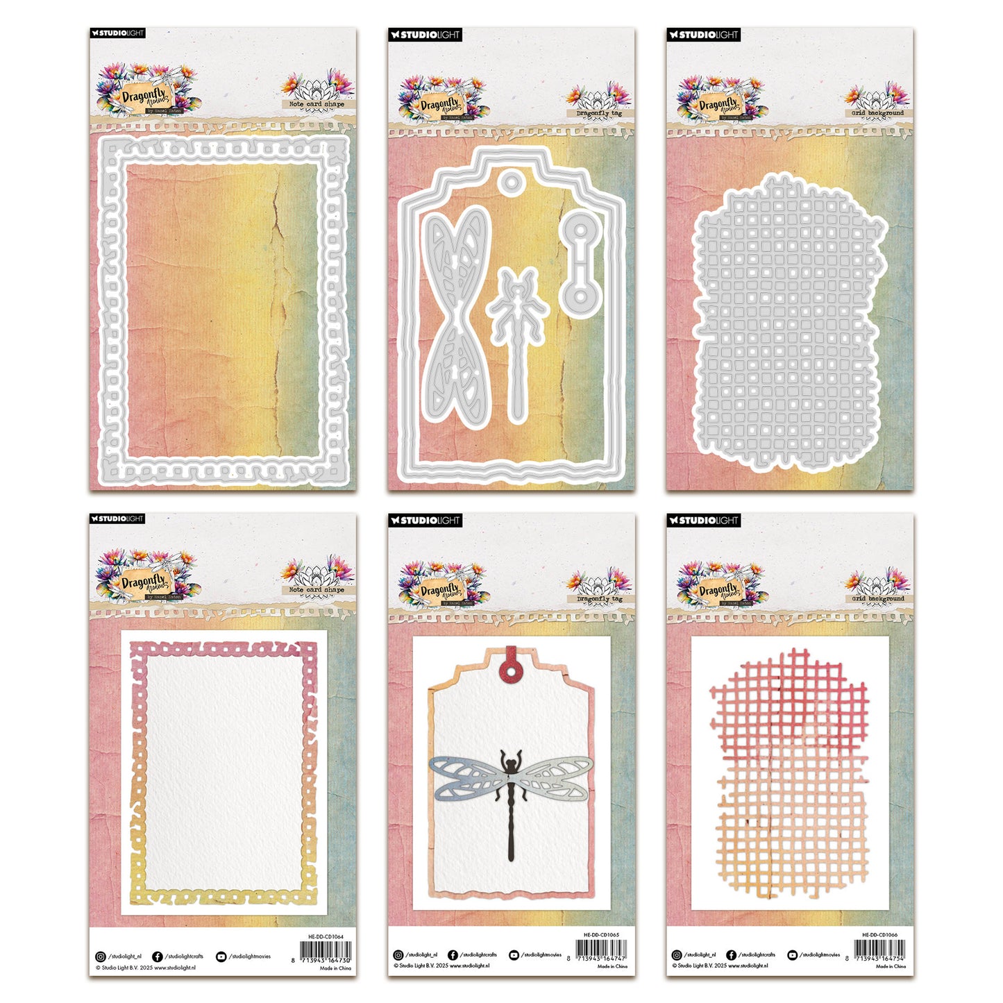 Studio Light Hazel Eaton Dragonfly Dreams - Cutting Die Bundle