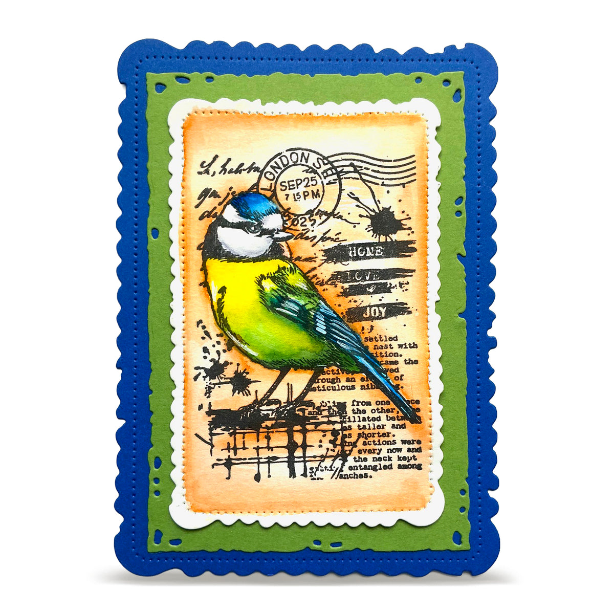 TP-1351 - A7 Stamp Set - Hearted Tit