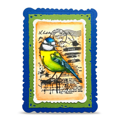 TP-1351 - A7 Stamp Set - Hearted Tit