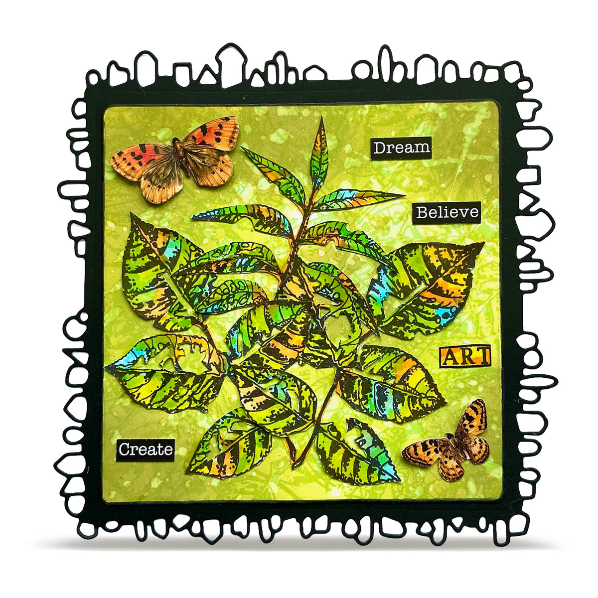 Leaf Happened A6 Stamp Set & Matching Die Set Bundle