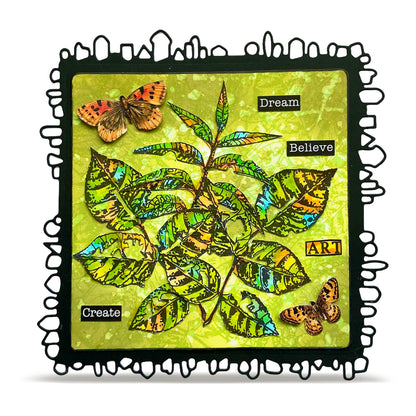 Leaf Happened A6 Stamp Set & Matching Die Set Bundle