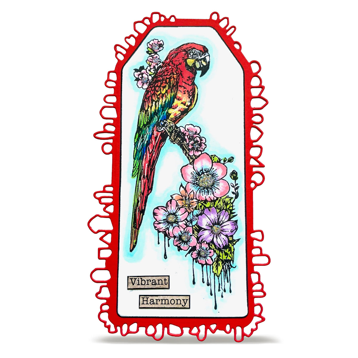 TP-1348 - A6 Stamp Set - Parrot Song