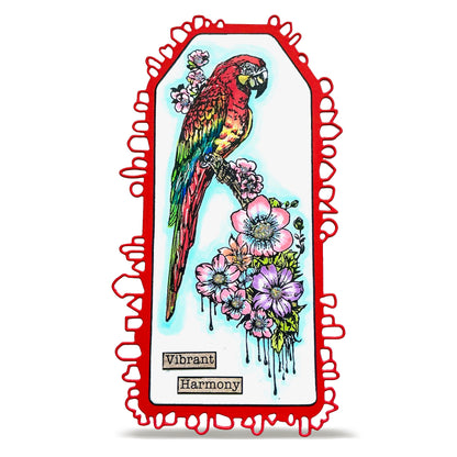 TP-1348 - A6 Stamp Set - Parrot Song