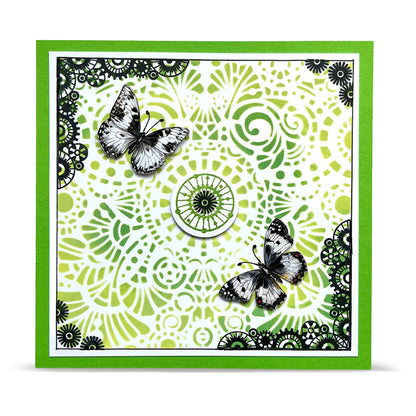 PC-273 - 6x6 (inch) Stencil - Comme Une Verrière