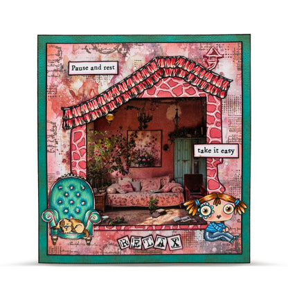 #1045 - A5 Stamp Set - Sugar Delights