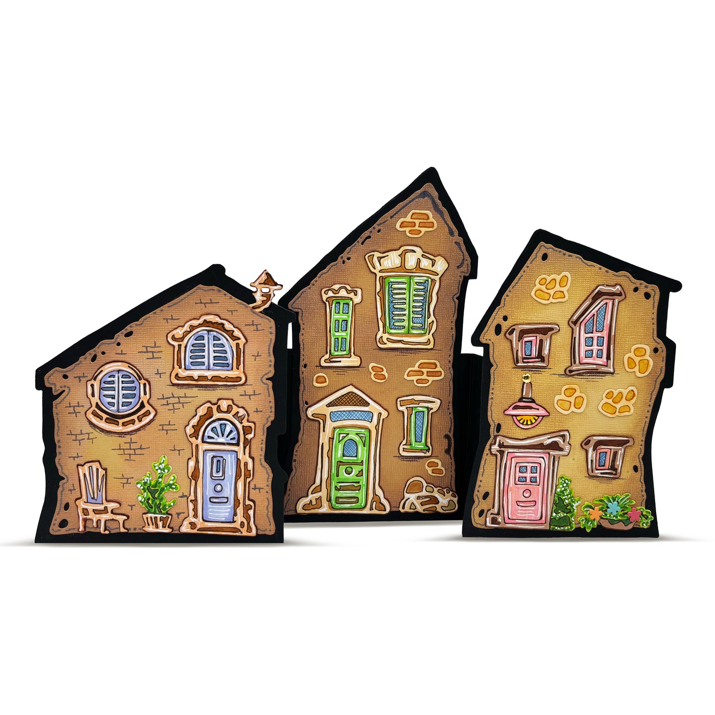 #DI-99 - Die-Cutting Die Set - Topsy-Turvy Home