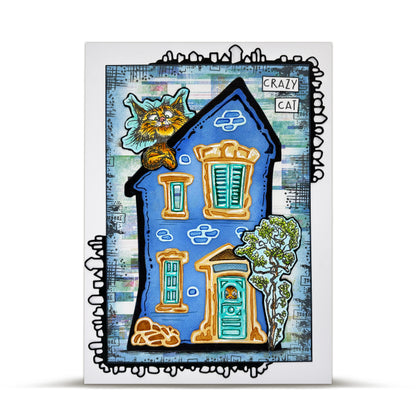 #DI-99 - Die-Cutting Die Set - Topsy-Turvy Home