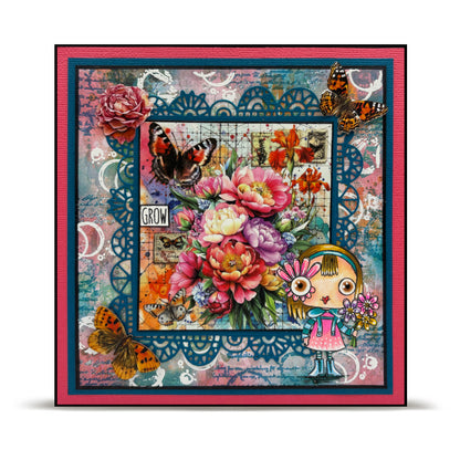 #MT-143 -  Washi Tape - Petals Kiss (Layer-It-Up!)