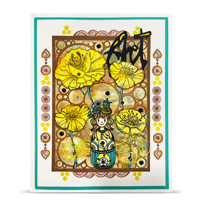 TP-1480 - A7 Stamp Sets - ZOUKI Poppie