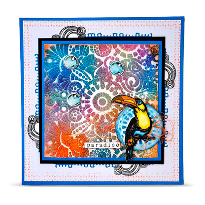 PC-273 - 6x6 (inch) Stencil - Comme Une Verrière