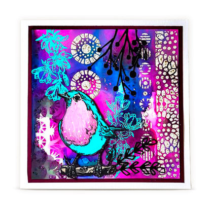 PC-279 - 6x6 (inch) Stencil - Tout En Frises