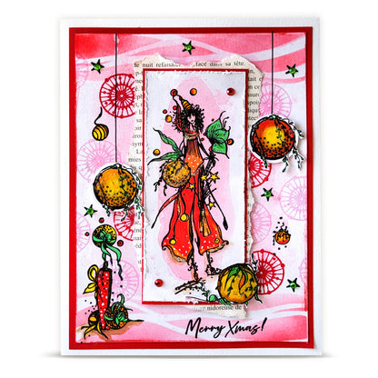 TP-1470 - A6 Stamp Set - Aerial Carol