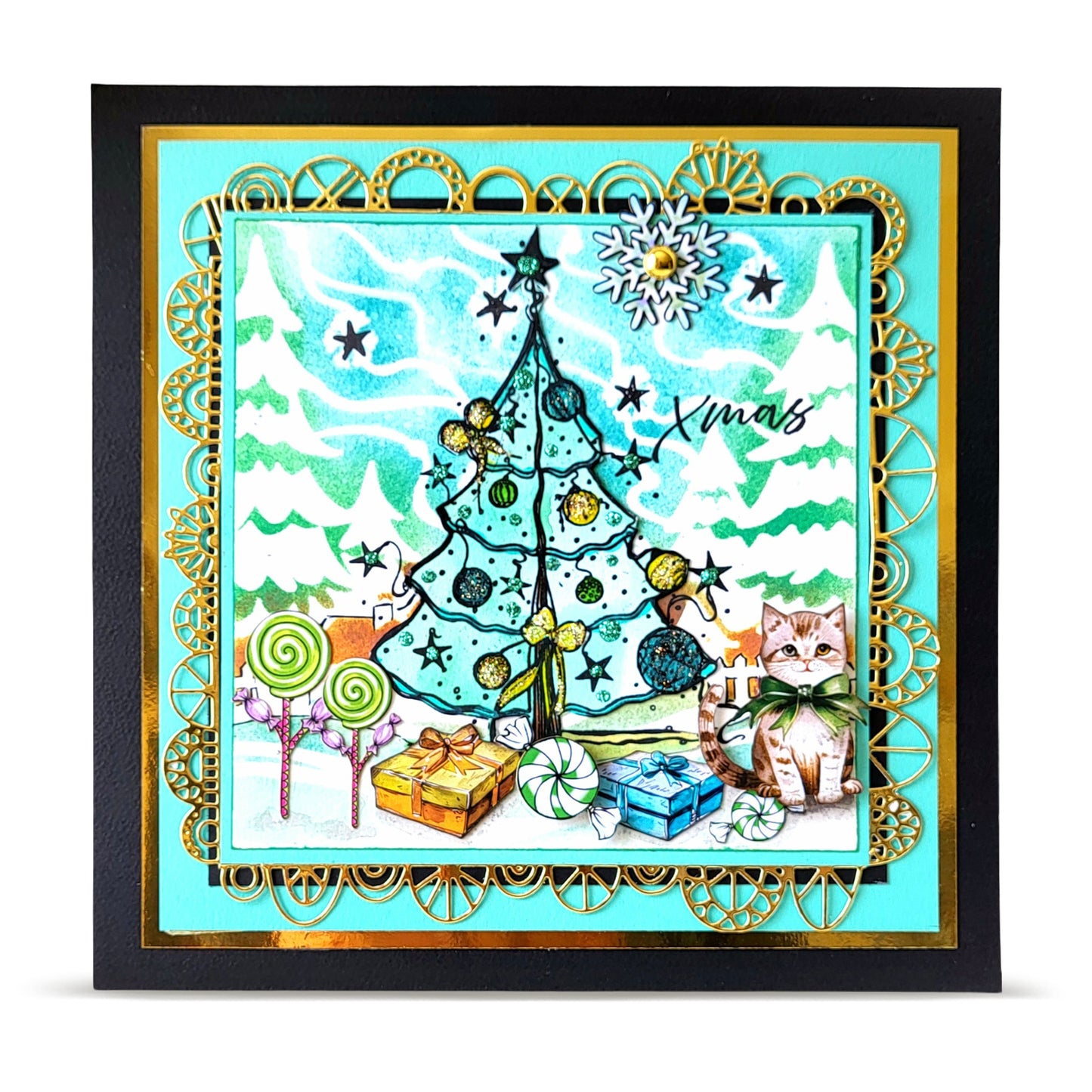 PC-272 - 6x6 (inch) Stencil - Winter Quiet