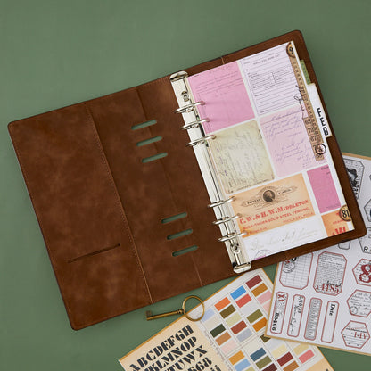 Spellbinders Turn the Page Dark Roast Binder by Esther Glas
