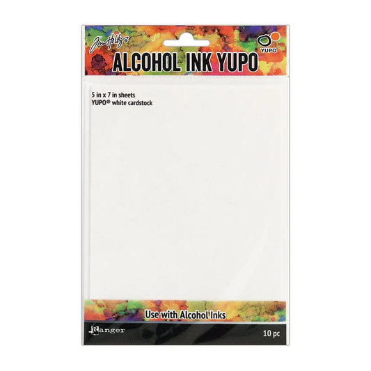 Ranger Tim Holtz® Alcohol Ink Yupo® White, 10pc