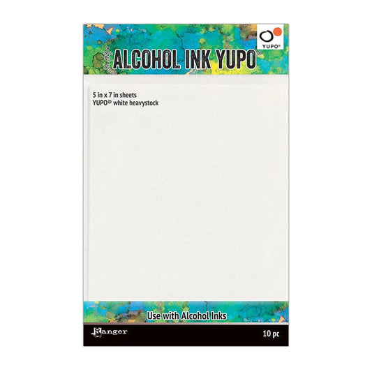 Ranger Tim Holtz® Alcohol Ink Yupo® Heavystock 5 x 7, 10pcs