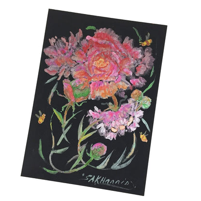 Ranger Tim Holtz® Alcohol Ink Cardstock Black Matte 5x7", 10pc